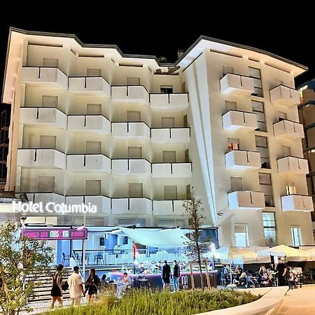 Hotel Columbia Frontemare Rimini Exteriér fotografie