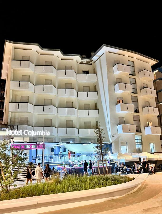 Hotel Columbia Frontemare Rimini Exteriér fotografie